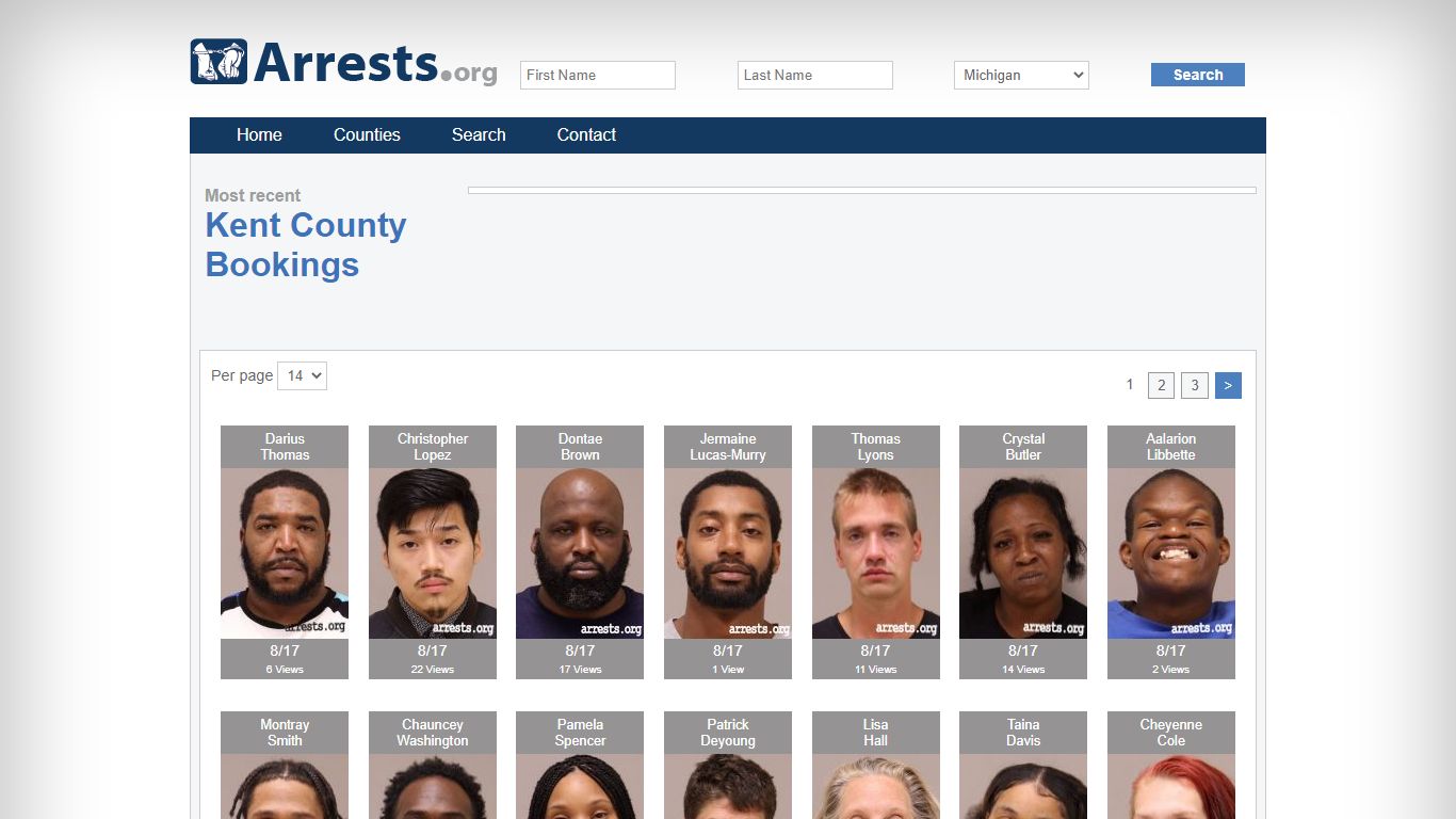 Kent County Arrests and Inmate Search